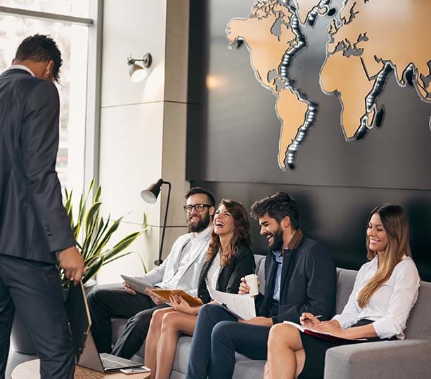 User roles for businesses making international money transfers