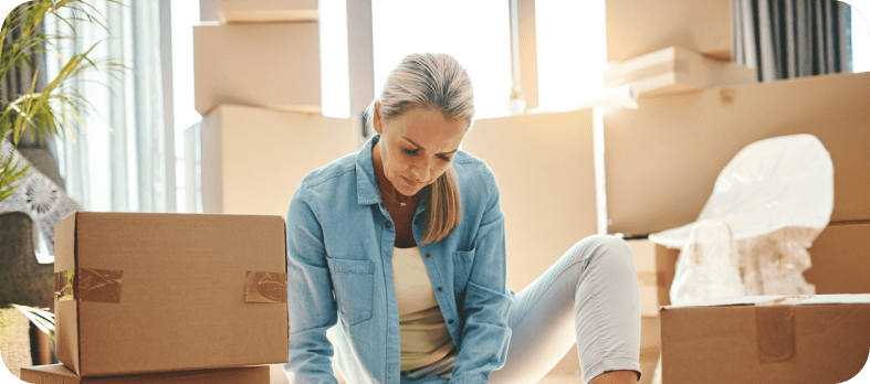 Woman working on her to-do list for her move to the US